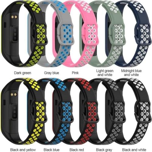 2021 Bracelet For Samsung Galaxy Fit2 Sport Strap Watch Silicone Wrist Strap For Galaxy Fit2 SM-R220 Watchband Replacement Strap