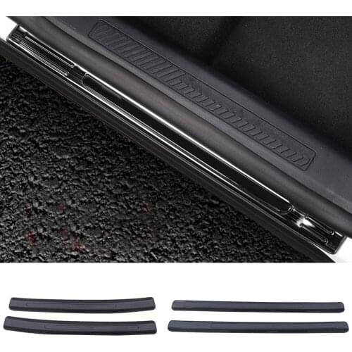 For Ford Explorer 2020 2021 Accessories Stainless Steel Outer Door Scuff Plate Threshold Cover Trim 4pcs Car Styling