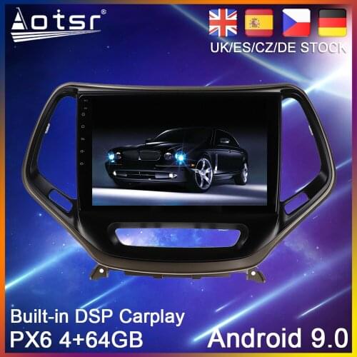 Android 10.0 Car radio Player GPS Navigation For Jeep Cherokee 5 KL 2014-2018 Auto Stereo 2din Multimedia Video Player HeadUnit