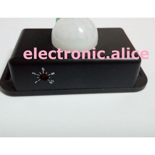 New 12V-24V 8A Automatic Infrared PIR Motion Sensor Switch for LED Strips Light