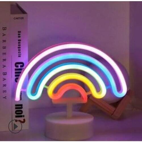 ChildrenS Room Bedside Night For KidS Toys Gift Neon USB LED Decoration Snowman Dinosaur Dolphin Parrot Rainbow Home