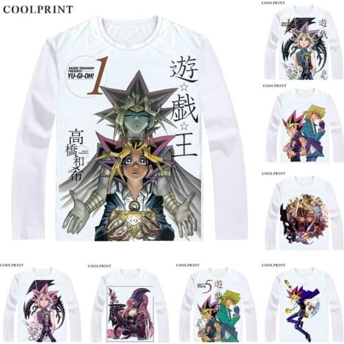 Millennium Puzzle Sennen Pazzuru T Shirt Duel Monsters Yu-Gi-Oh King of Games Men T-shirt Vintage TShirt Long Sleeve Shirts