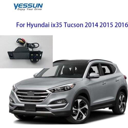 Yessun CCD License plate camera /rear camera For Hyundai ix35 Tucson 2014 ~2016 rear view camera