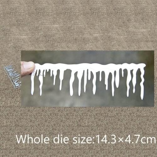 XLDesign Craft Metal Cutting Die cut dies water ice edge decoration scrapbook Album Paper Card Craft Embossing die cuts