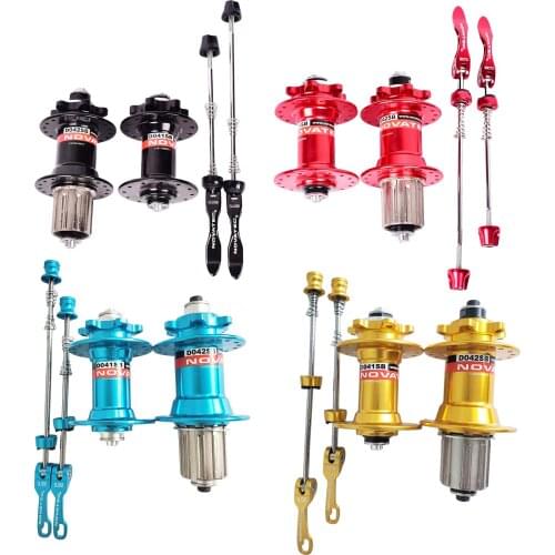 Mountain Road Bike Bicycle Hubs Set Front & Rear 32Hole Quick Release Skewer