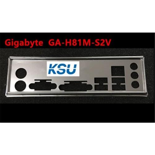 New I/O shield back plate bracket of motherboard for Gigabyte H81M-S2V Baffle Back plane Backplane free shipping