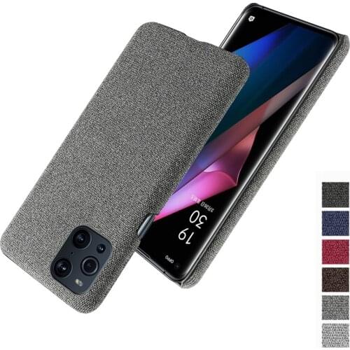 Luxury Febric Antiskid Cover For OPPO Find X3 Pro Lite X3Neo Funda Cloth Texture Fit Case For Oppo Find X3 Neo Lite X3Pro Coque
