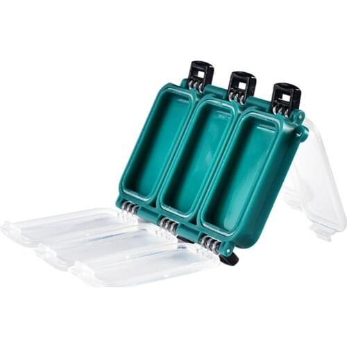 Fishing Lures Box Tackle PP ABS Mixing Artificial Bait Accessories Two Sides Hooks Carpfishing Decoy LH0002