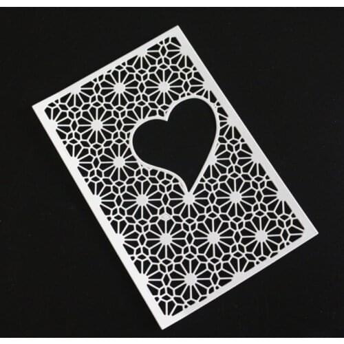 Heart Frames Metal Cutting Dies Christmas Rectangle Stencil Flower Die Cut Scrapbooking Embossing Stamps And Dies 2019 New Craft