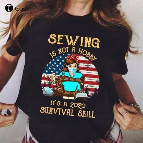 Sewing Survival Skill Classic T-Shirt Free Shipping Dress Shirts For Women