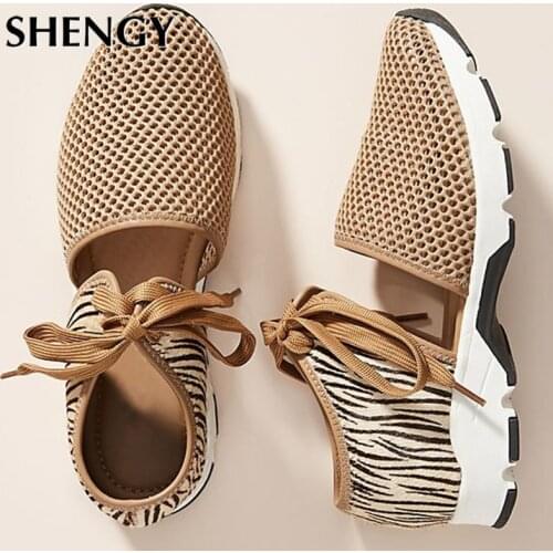 2020 Women Summer Flat Sandals Breathable Sneakers Woman Plus Size Lace Up Hollow Out Mesh Sandalias Mujer Sapato Feminino
