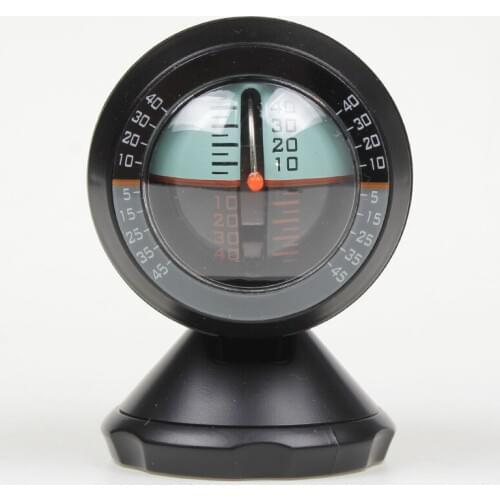 1Pcs Car Accessories Decoration Gradiometer Gradient Balancer Self-driving safety tools Adjustable angle Car gradient instrument