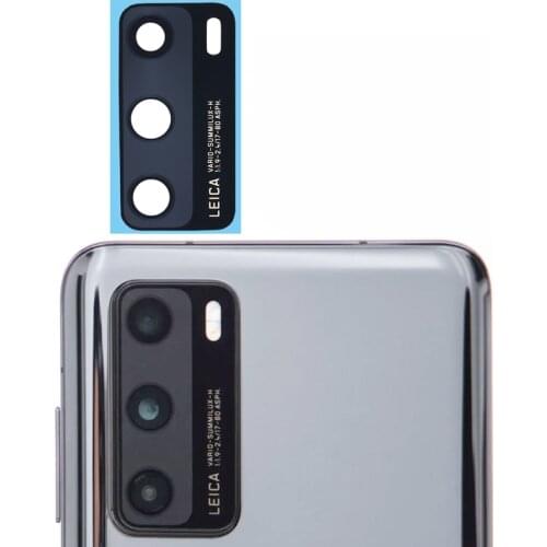 10Pcs Rear Camera Glass Lens Replacement For Huawei P40 Back Camera Lens Glass Cover with Ahesive Sticker Main Camera Lens P40