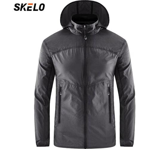 2021 Outdoor Running Rain Jacket camping Man Windbreaker Quick Dry Fishing Anti-UV Clothing Climbing Ultra-thin Skin Coat