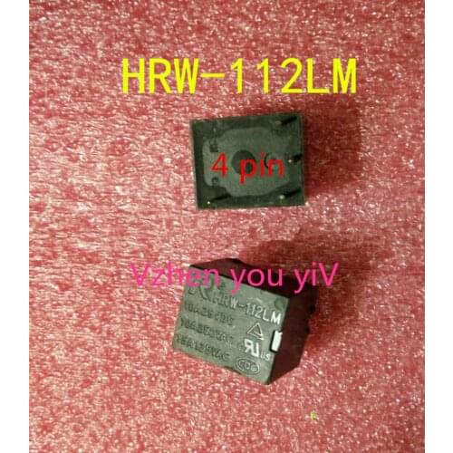5pcs power relaty HRW-112LM relay spot supply 10A, 250VAC, 15A, 125VAC 4 feet
