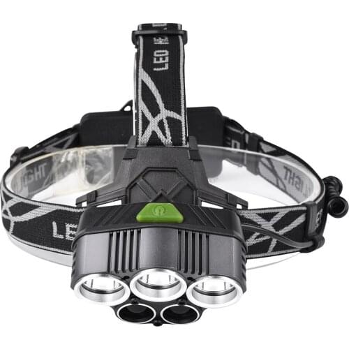 6 Switch Modes 3 2309-A 1500 Lumens Bicycle Headlight Adjustable 18650 Rechargeable Head Lamp for Outdoor Climbing Sporting