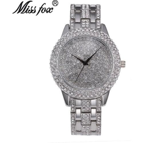 Watch Women Full Diamond Luxury Gold Montre Femme Reloj Gift For Girls Relogio Feminino Rhinestone Waterproof Zegarki Damskie