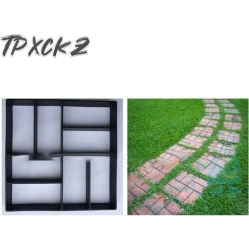 Concrete Molds Making DIY Paving Mould Home Garden Floor Road Concrete Stepping Driveway Stone Path Mold Patio Maker Tools