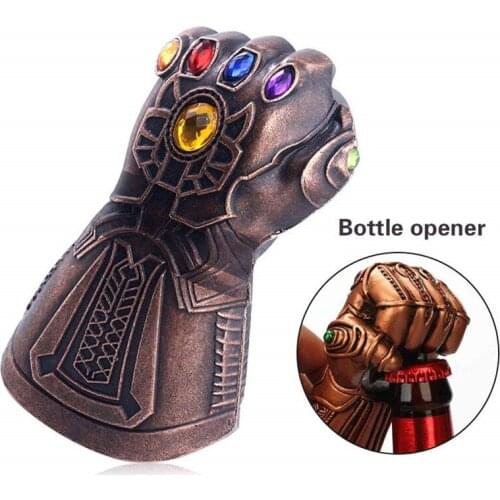 Infinity War Creative Quake Hammer Opener Fighting Thanos Gloves Fist Beer Opener Bottle Opener Wine