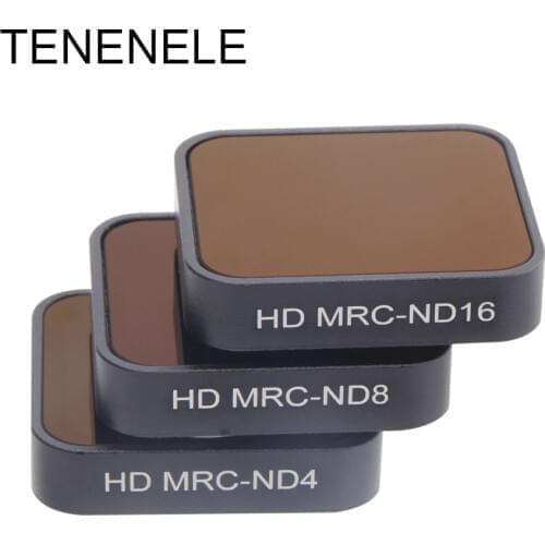 TENENELE GO Pro Action Camera Filter ND 4 8 16 Filters Set For GoPro Hero 6/5 Waterproof lens Filters For Hero 2018 Accessories