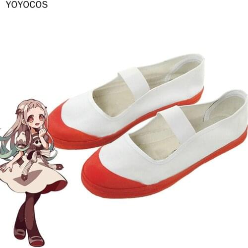 YOYOCOS Japanese Anime School Shoes Doki Doki Literature Club Cosplay Shoes Cloth shoes Toilet-bound Hanako-kun Yashiro Nene