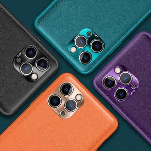 Luxury Vegan Leather Grain Matte Protective Case For iPhone 11 Pro Max 12 Mini Xs Max XR X 8 7 Plus SE 2020 Back Cover Coque