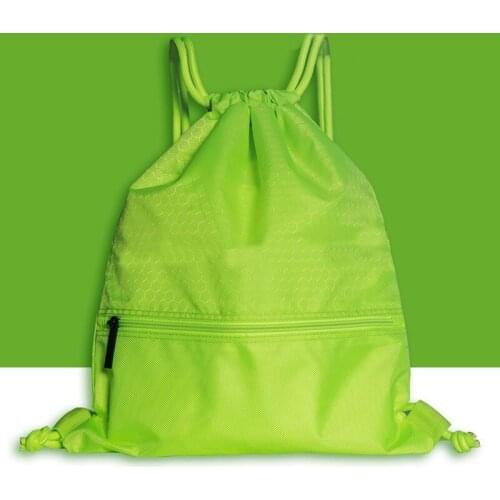 Women Men Sports Backpack Large Capacity Travel Practical Riding Nylon Solid Fashion Wear Resistant Anti-splash Drawstring Lock