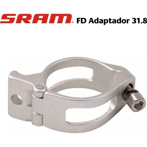 SRAM Clamp adaptor for road front derailleur - 31.8mm Silver , 00.7615.031.000