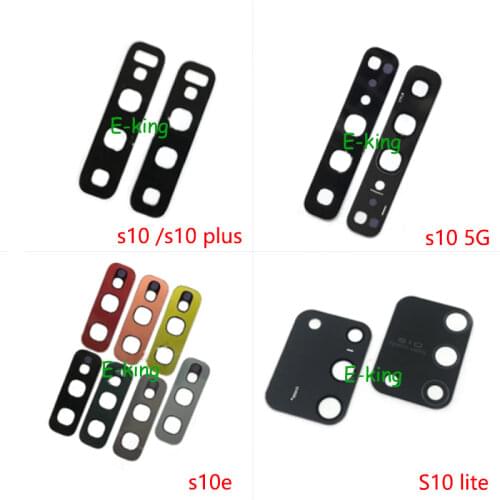 2PCS Rear Back Camera Glass Lens For Samsung A01 A11 A21S S10e S10 5G S20 S20Plus S20 Ultra Note 10 lite twith Ahesive Sticker