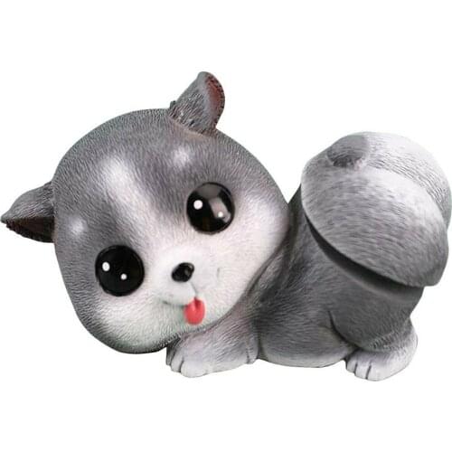 Super Cute Animal Decoration Personality Shaking Butt Dog Resin Material Auto Interior Accessories Ornaments for Car 4 Model