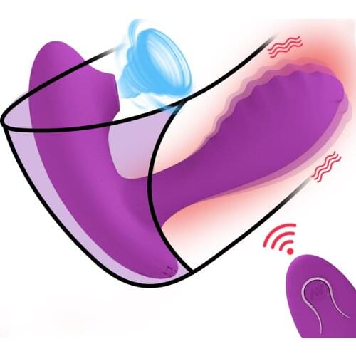 Vagina Sucking Vibrator Remote Control Vibrating Sucker Oral Sex Suction Clitoris Stimulator Sex Toy for Women Sexual Wellness