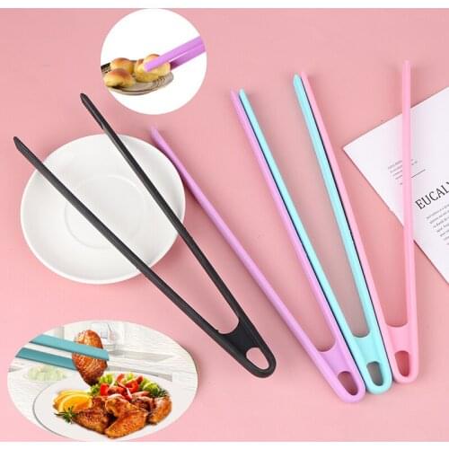 Kapmore 1pc Food Grade Silicone Kitchen Tongs Long Handle Non-slip Silicone Barbecue Tongs Serving Tongs Bbq Tools Accessories