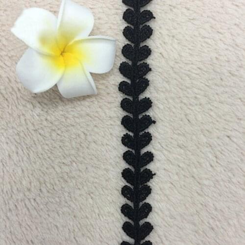 30Yards Little Leaves Water soluble Lace Trim Fabric DIY Sewing Material Accessories Lace Ribbon For Home Garment Accessories