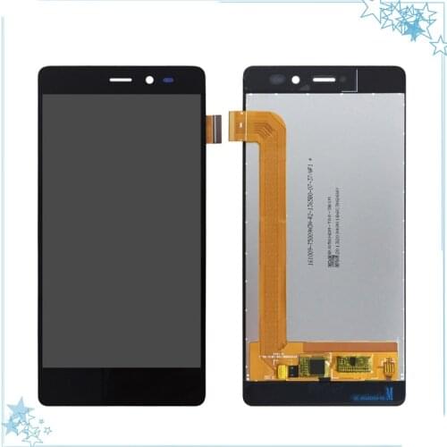 5.0" Black For Wiko Tommy LCD Display With Touch Screen Digitizer Sensor Panel Assembly Mobile Phone Replacement Parts