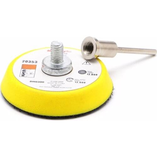 50mm Sanding Pad Sander Disc Polishing Pad Backer Plate 3mm Shank Fit Dremel 12000 RPM Electric Grinder Rotary Tool