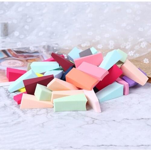 50pcs Triangle Soft Makeup Sponge Foundation Powder Liquid Cream Cosmetic Blender face care styling tools