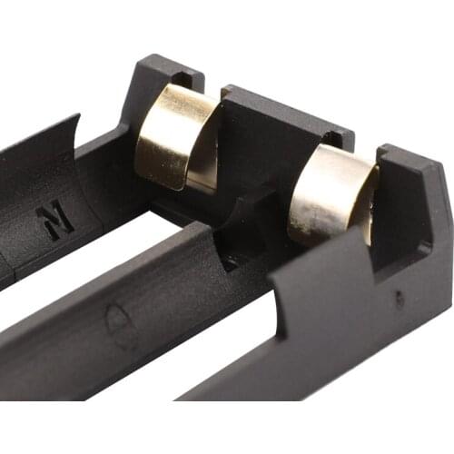 Battery Holder SMD For 26650 Black With Bronze Pins Gold Plated for 26650 3.7V