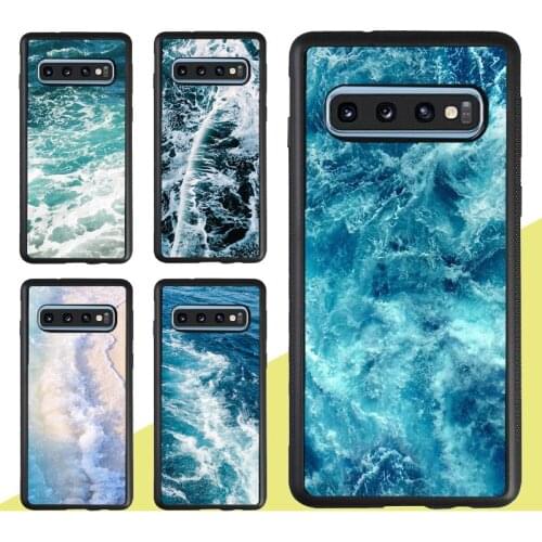 Blue Sea Ocean Waves Case For Samsung Galaxy Note 20 Ultra S9 S10 S20 Plus A51 A71 A70 A50 M31 M21 A31 A21S A20e