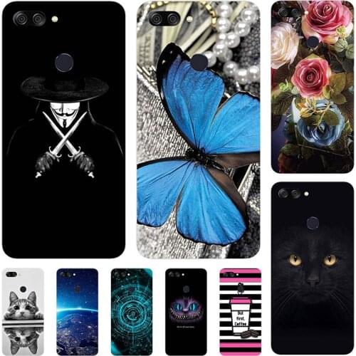 Phone Case For ASUS Zenfone Max Plus M1 ZB570TL X018D 5.7" Relief Cartoon Soft Case Animal Cat Cover Coque Funda Bag Back Shell