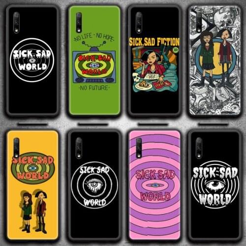 Sick Sad World Phone Case For Huawei Nova 6se 7 7pro 7se honor 7A 8A 7C 9C Play