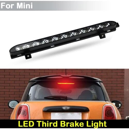 For MINI R56 Hatchback R60 Countryman Car Rear Tail high Mounted Stop Brake Lamp LED Third Brake Lights Red Tail Brake Stop Lamp