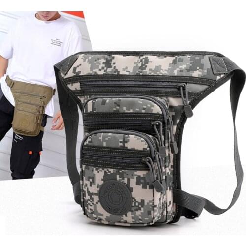 Men Legbag Casual Oxford Fanny Pack Male Motorcycle Riding Waist Bags Multi-functional Military Tactics Belt Bag Fishing Pocket