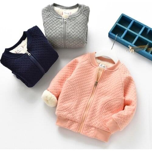 Winter Fleece Jackets For Boy Trench Childrens Clothing 1-5Y Hooded Warm Outerwear Windbreaker Baby Kids Coats