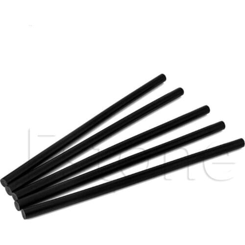 5 Pcs 11mm Mini Glue Sticks For Hot Melt Purpose Black Adhesive 62KD