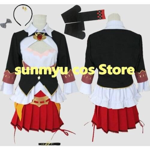 Vtuber YouTuber Kiryu Coco Uniform Cosplay Costume,Custom Size Customize Halloween