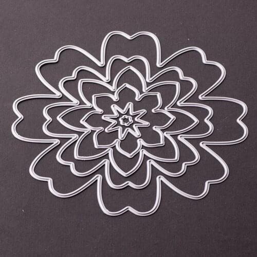 Metal Big flower die cutting dies for Scrapbooking/DIY Easter wedding Halloween Easter card