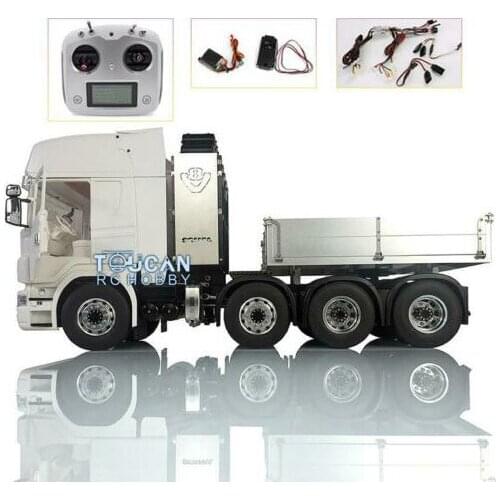 Hercul Sca Cabin LESU RC 1/14 Metal 8*8 Chassis Truck W/ Hopper Sound Radio ESC THZH0627-SMT4