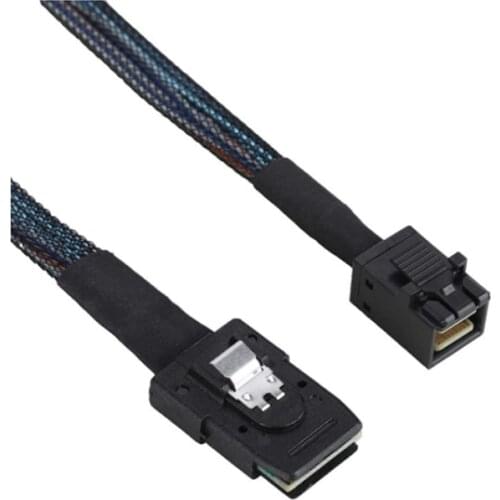 MINI SAS 8643 To SFF 8087 HD Built-in Server Data Cable Mini-sas HD SFF-8643 Data Server Hard Disk Raid Cable 50cm 100cm 200cm