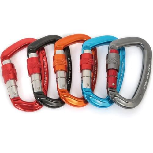 Multi-function Backpack Carabiner Outdoor Camping Hiking Hammock Aluminum Safety Lock Buckle Hook Mountain Climbing Tools