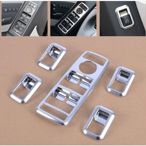 DWCX New Matt Chrome Door Window Switch panel Cover Car Stylings Trim for Mercedes C GLK Class W176 W246 W204 W212 W218 X204